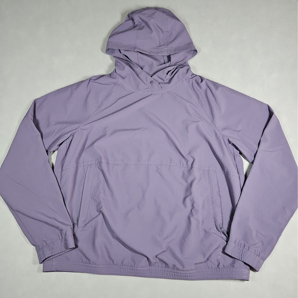 Mountain Hardwear Womens Purple Pullover Lightweight Outdoor Hoodie Size Large